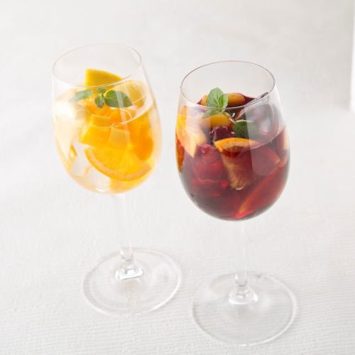 We also offer wine cocktails, which are very popular among women.