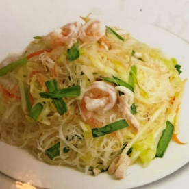 Seafood grilled rice vermicelli