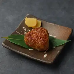 Grilled rice balls