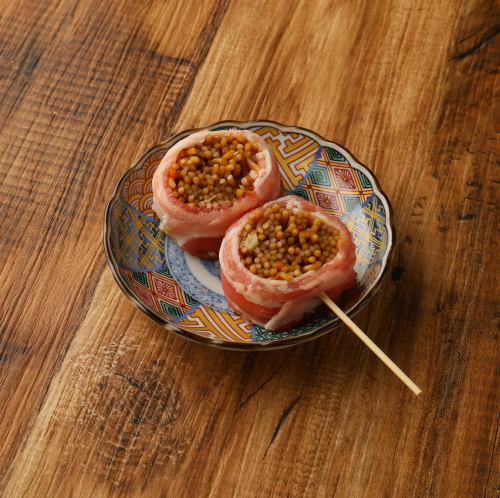 焼きそば豚巻き