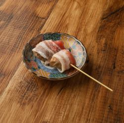 Shiitake mushroom wrapped in pork