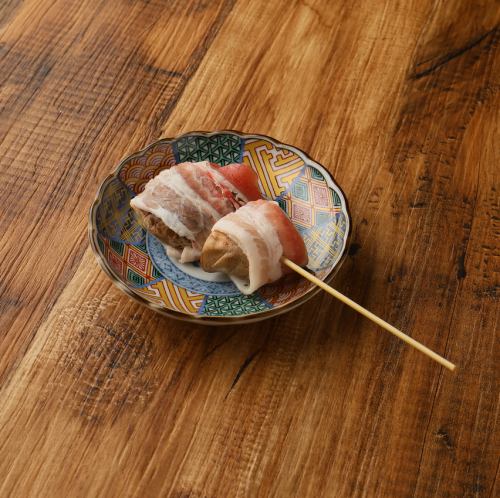 椎茸豚巻き