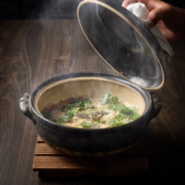 【こだわり】釜炊きご飯　※写真は宇和島鯛めし