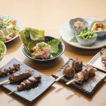 【やま屋おすすめコース】生ビールもOK！3時間　飲み放題付5,000円！(税込5,500円)