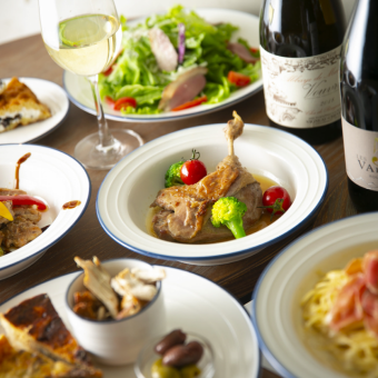 伊比利豬肉+無限暢飲標準套餐 4,510日圓 約25種★宴會、酒會、歡迎會、送別會