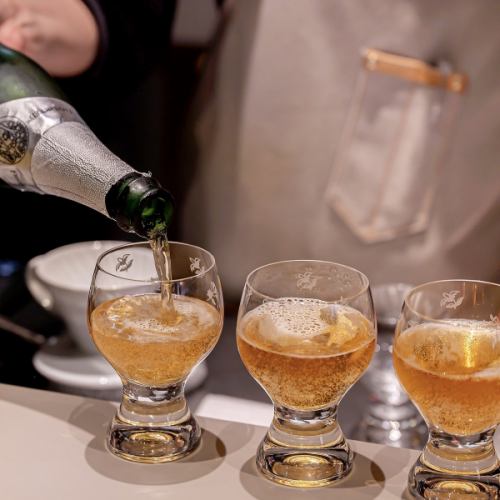 ◇Enjoy alcohol along with sweets and food