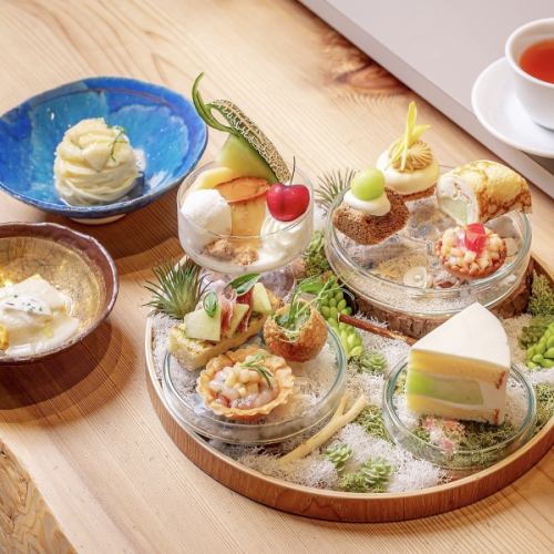 [7/1-8/24] Peach and Melon Afternoon Set/6,980