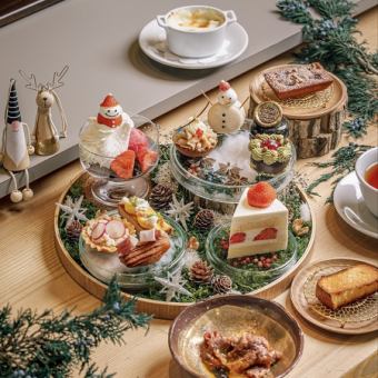 【11/26～12/28◆12:00開始】クリスマスアフタヌーンセット/7,200円(税込)