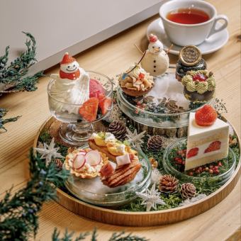 【11/26～12/28◆平日限定】クリスマスショートアフタヌーンセット/5,600円(税込)