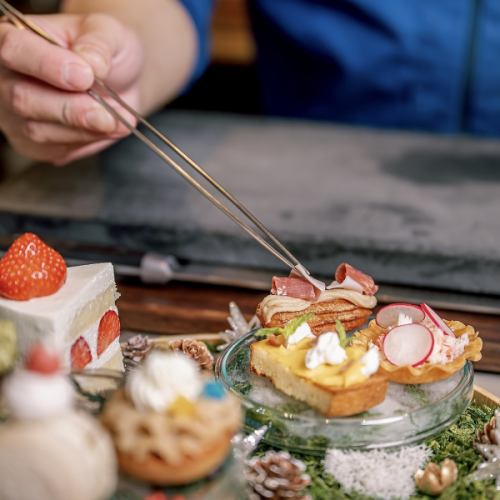 目の前で仕上げるライブ感