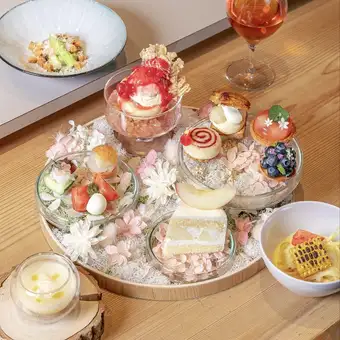 【7/7~9/6◆12:00開始】桃のアフタヌーンコース/7,200円(税込)
