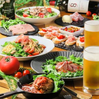 【夏期間限定☆】ビアコース×8品　カルパッチョや煮込みハンバーグなど 4500円→4000円(税込)