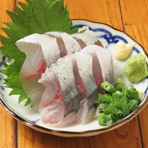 鯵の刺身