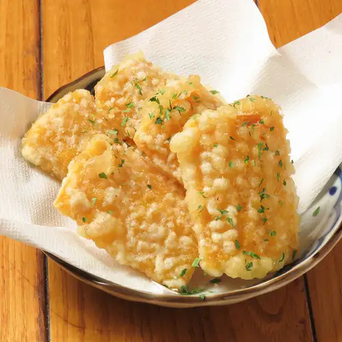 もろこしの岩石揚げ
