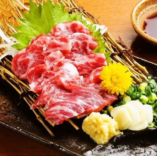 馬刺し「特上霜降り」