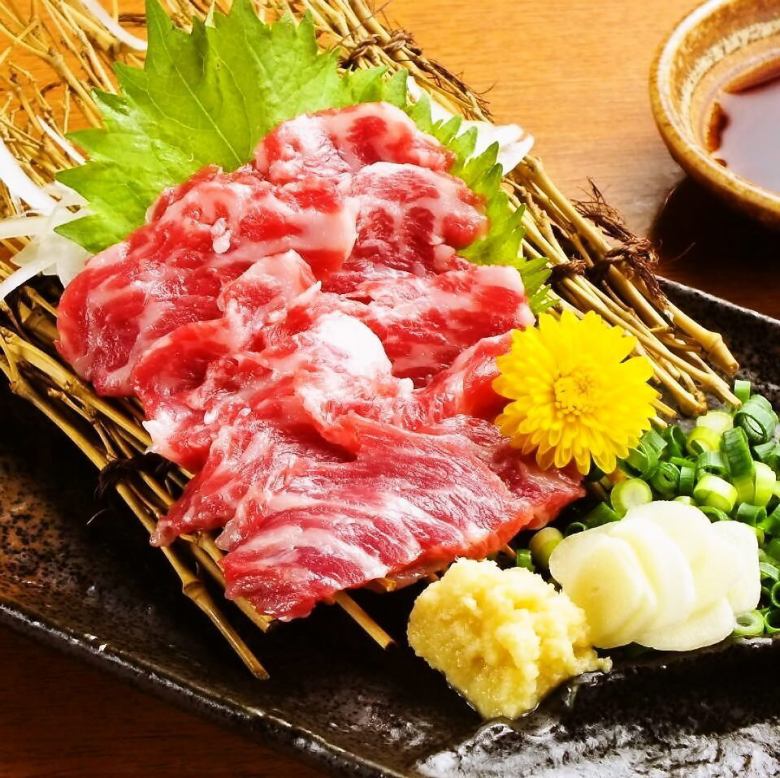 馬刺し「特上霜降り」