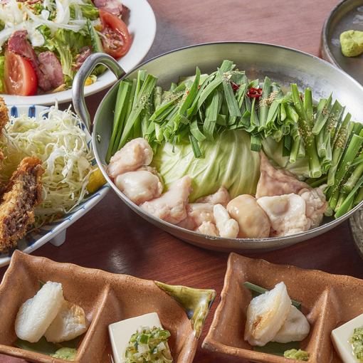 年末聚会的完美之选!【九州之旅套餐】5500日元,2小时畅饮【共8道菜】博多元津火锅~马肉刺身寿司~