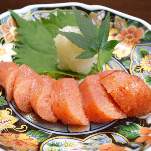 Kanefuku明太子(生的、烤的或天妇罗)