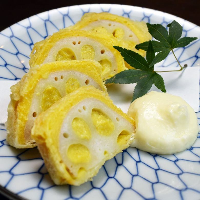 芥菜莲藕天妇罗