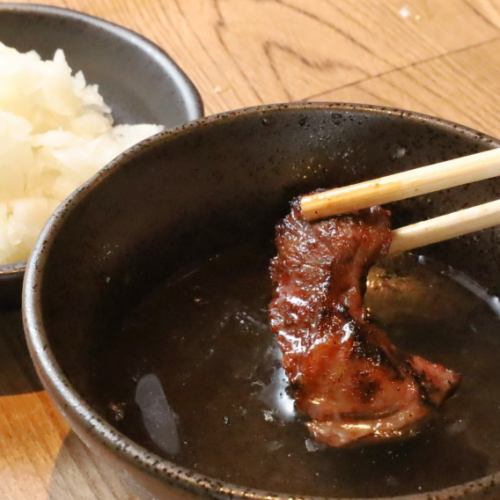Superb yakiniku that melts in your mouth Comes with grated radish sauce