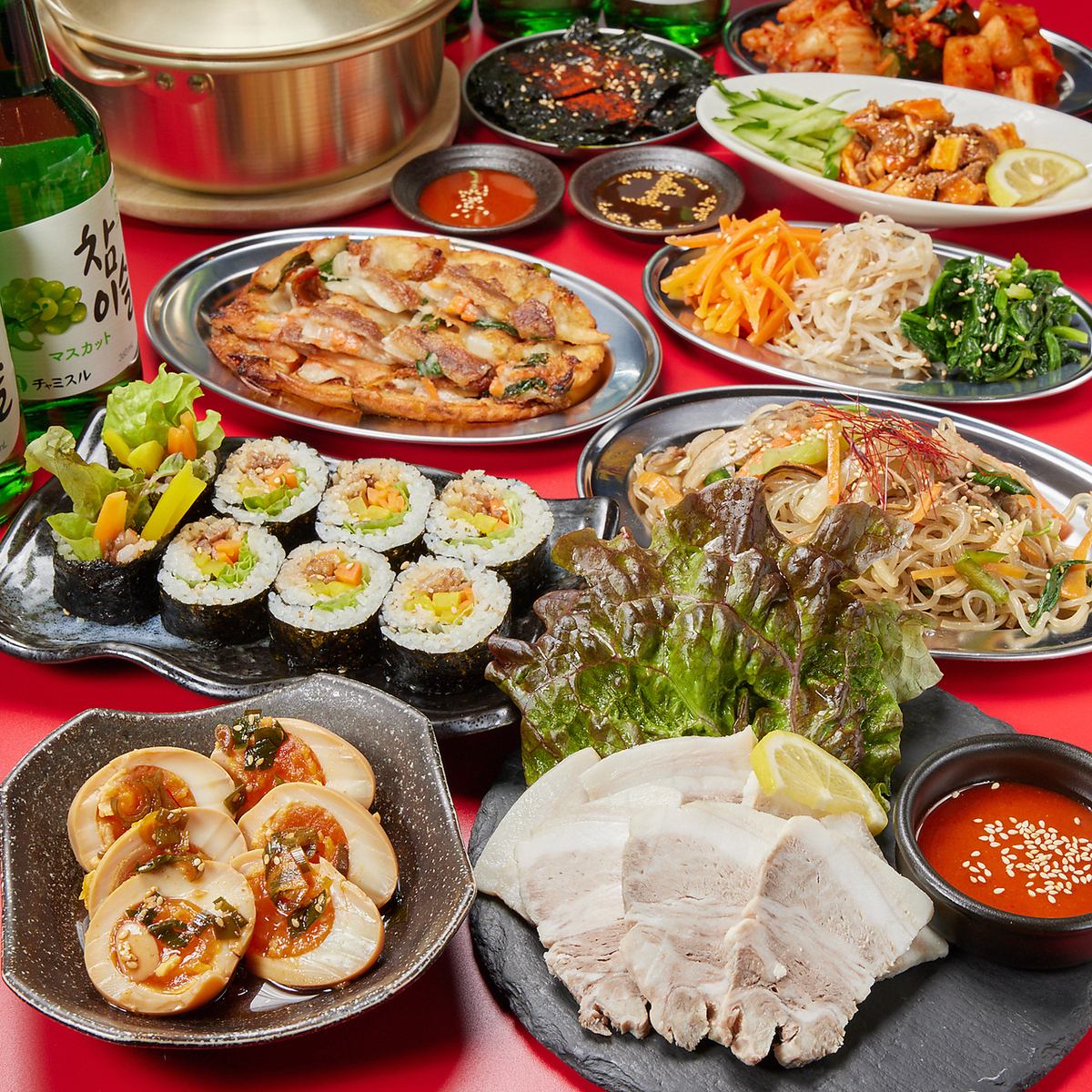 サムギョプサル・水カルビなど話題の韓国料理が楽しめる！