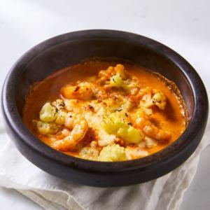 エビとカリフラワーのビスク風ドリア