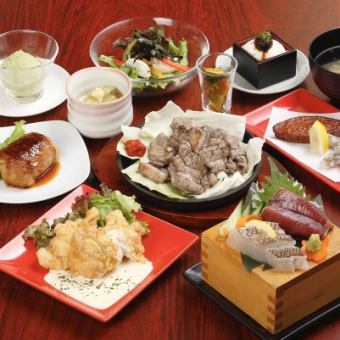 Reservation required by the day before / Normally only available on the day / Miyazaki local chicken nanban course / one dish per person / 2 hours all-you-can-drink with draft beer for 4,500 yen