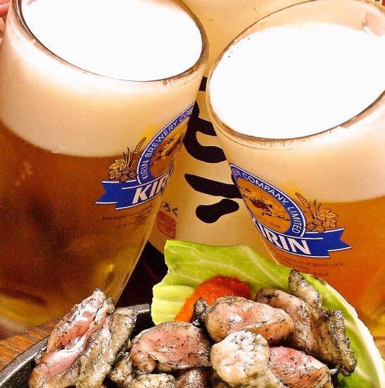 生ビールがついた飲み放題メニューで宴会や食事会で盛り上がろう