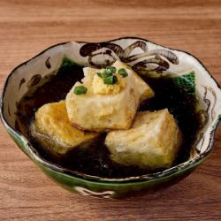 青さのり揚げ出し豆富