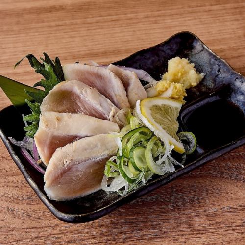 地鶏むねたたき刺し