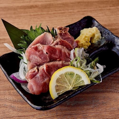 地鶏ももたたき刺し