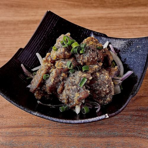 大山鶏砂肝ガーリックバターソテー