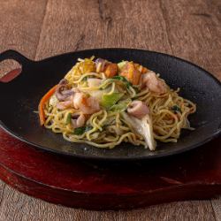 海鮮鉄板焼きそば