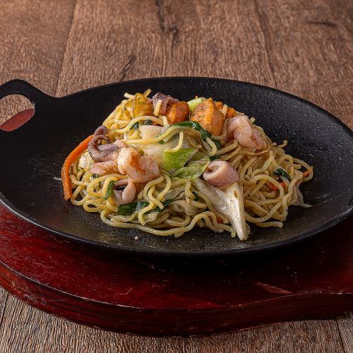 海鮮鉄板焼きそば