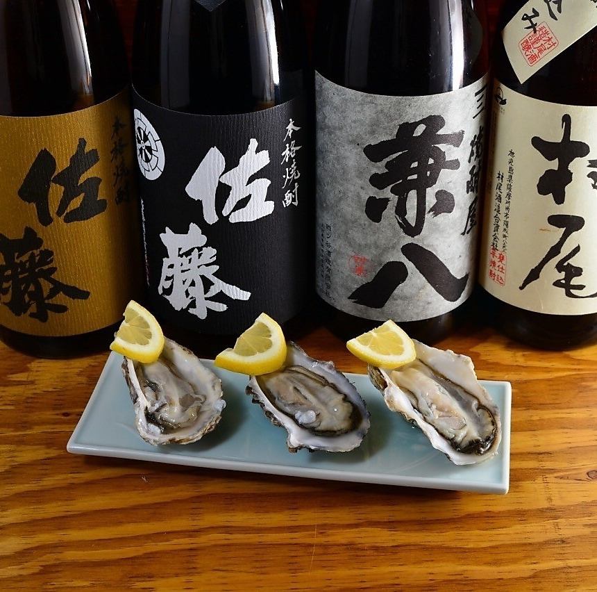 毎月入れ替わる厳選された日本酒、焼酎にも要注目です♪