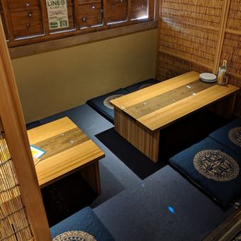 The private tatami room is also recommended for families with children◎