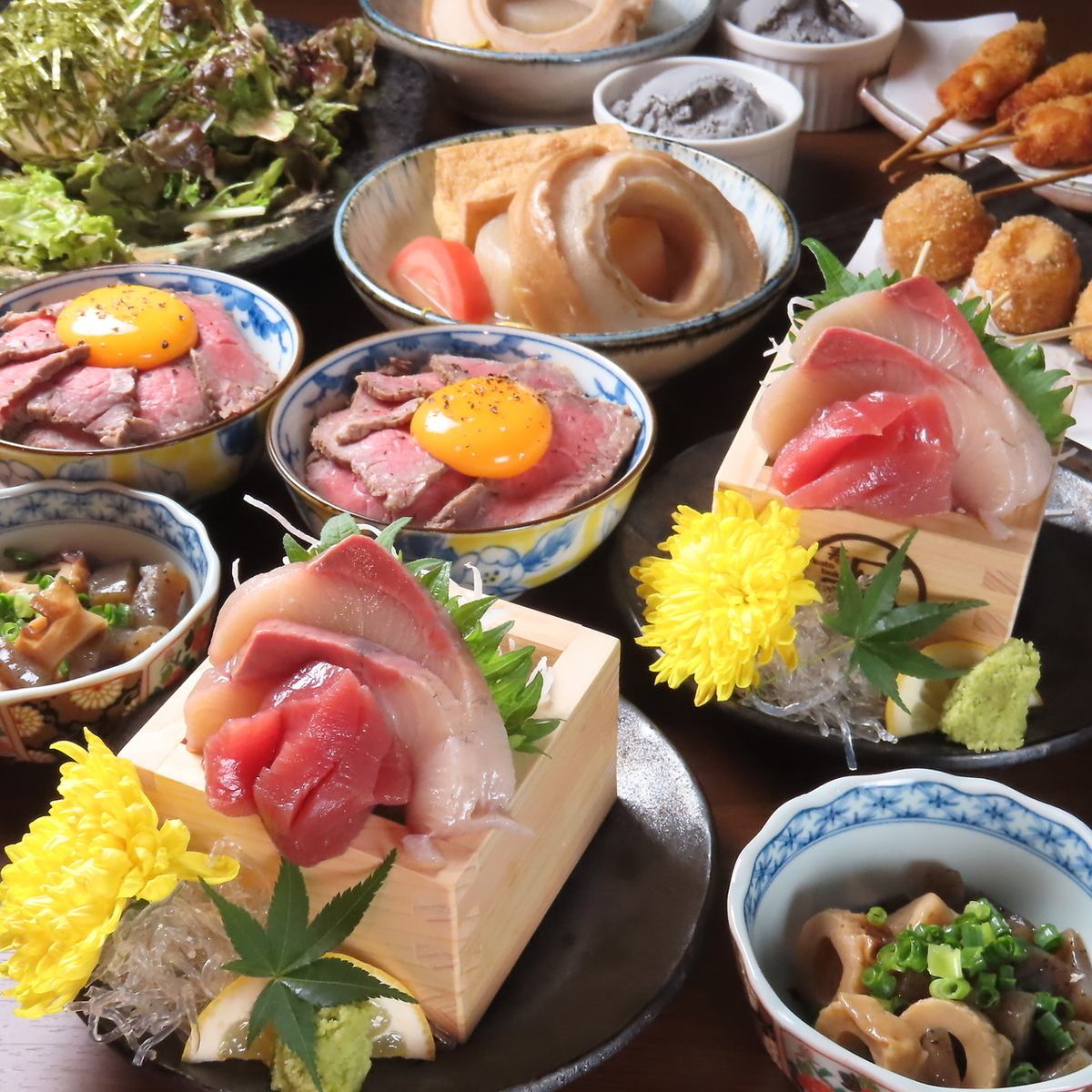 6月上旬NEWOPEN！串カツと海鮮が楽しめる『花より魚』登場！