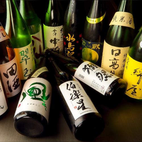 A full lineup of the largest and finest sake in the Miyagi area ◎