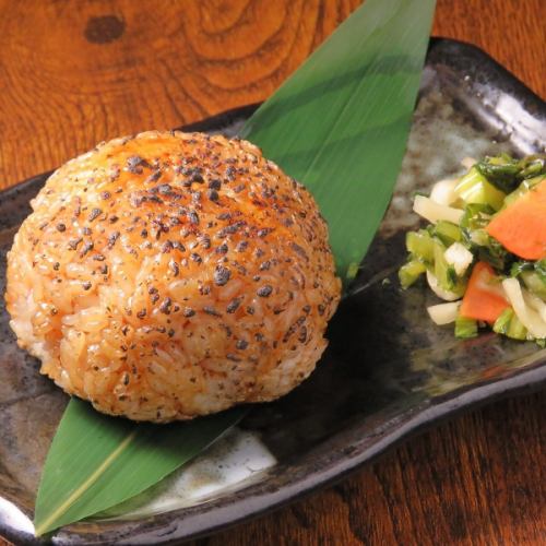 Sendai miso grilled rice ball