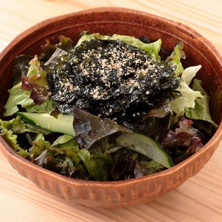 韓国のりごま塩サラダ