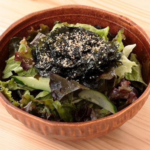 韓国のりごま塩サラダ