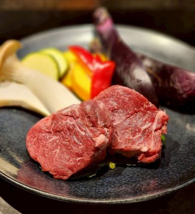 超お得グランドメニュー！水晶プレートで焼く香川県産牛ヒレ肉コース