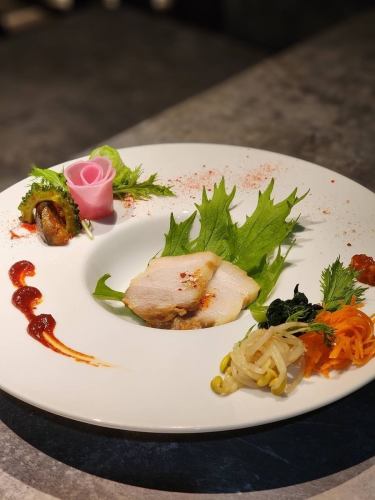全てのコースにこちらのお料理が付きます