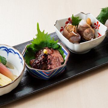 【お寿司・お酒のお供におすすめ！】当店いち推しのあてが約4～5品味わえる◎「豪華あて盛り」