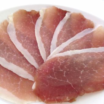 World's carefully selected prosciutto