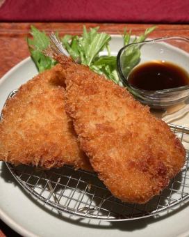 Fried horse mackerel from Nagasaki Matsuura