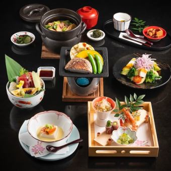 Lunch only [Seasonal Kaiseki] A total of 9 dishes that decorate the arrival of the season, such as bamboo shoots and onions from Awaji Island, 5,500 yen