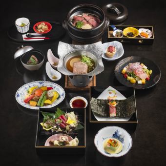 【TSUBAKI-】马肉手卷寿司、牛舌生鱼片等9道菜品⇒10,800日元≪也适合宴会≫