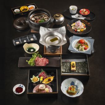 Lunch only [TSUBAKI] 9 dishes including horse meat hand-rolled sushi and beef tongue sashimi ⇒ 10,800 yen << Great for parties >>
