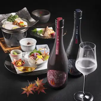 【旬の会席】サーロイン握りや松茸小鍋など全10品＋2時間飲み放題付き⇒15,800円